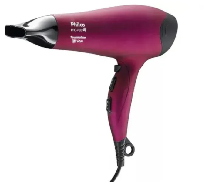 Secador de Cabelo Philco PH3700 Emissão Íons Potência 2100 Watts