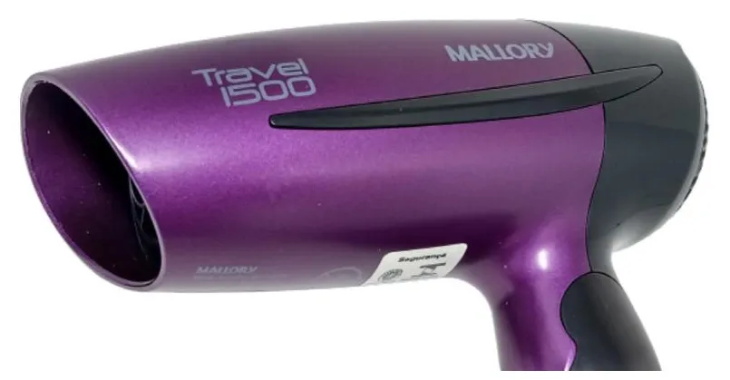 Secador De Cabelo Mallory 1250W Bivolt Prático Para Dia-Dia