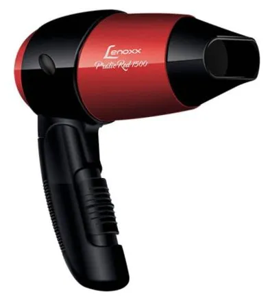 Secador de Cabelo Lenoxx Pratic Red 1500 - PSC 755 Potência 1200 Watts