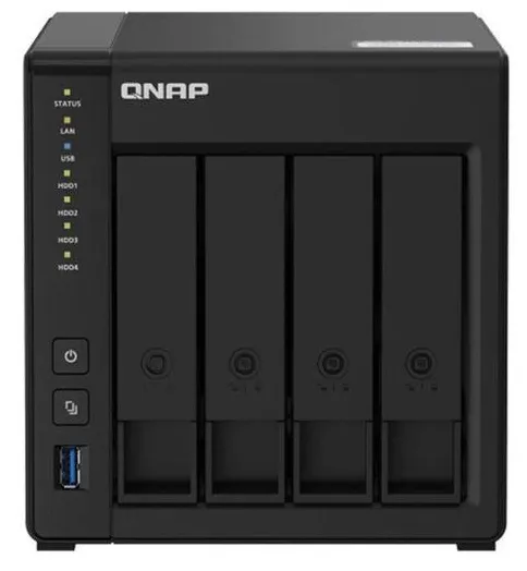 SERVIDOR DE DADOS NAS INTEL DUAL-CORE 2.0GHZ - 2GB - 4 BAIAS SEM DISCO - TS-451D2-2G-US