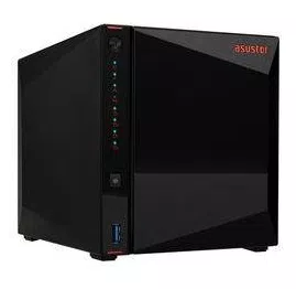 Sistema de Backup Storage NAS (sem disco) Quad Core J4105 / 1,50GHZ / 4GB DDR4 / 4 Baias Hot-Swap AS5304T Asustor