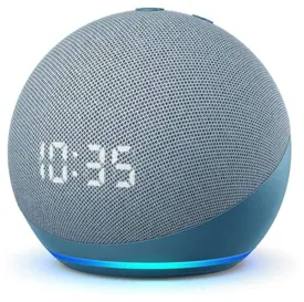 Smart Speaker Amazon Echo Dot 4ª Geração com Relógio Alexa