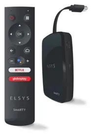 Smart TV Box Elsys Smarty 8GB Full HD Android TV HDMI Google Assistente