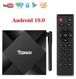 Tanix tx6s-receptor de tv, tv box com android 10, allwinner h616, 4gb de ram, 32gb, 64gb, 4k, media