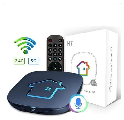 Smart TV Box Htv H7 16GB 4K Android TV HDMI USB