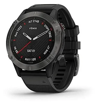 Gps Garmin Fenix 6x Pro  Carbono Safira