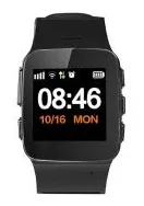 D99 + Tela Grande Elderly relógio inteligente Anti-perdeu gps Wifi Rastreamento Smartwatch