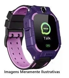 Smartwatch Relógio Infantil Com GPS - ROXO