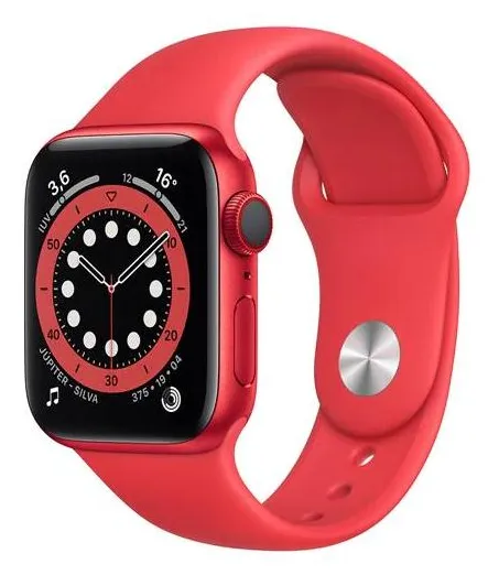 Smartwatch Apple Watch Series 6 Vermelho M06R3BE/A 4G