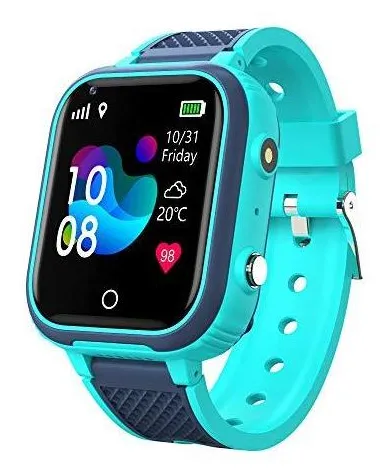 4G Kids Smart Relógios, IP67 À Prova D Água LBS WiFi GPS Tracker Crianças Smartwatch Chamada de telefone para meninos Meninas, Tela de toque Celular Câmera Conversa de Voz Brinquedo de Aprendizagem Anti-Perda