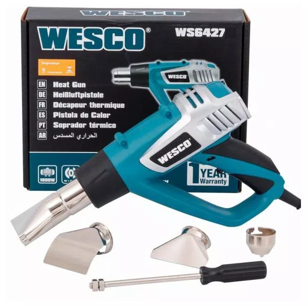 Soprador Térmico 1800W / 2000W Com Kit Ws6427 Wesco