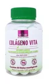 Colágeno Vita Balas Mastigáveis sabor Maça Verde - Vitalab