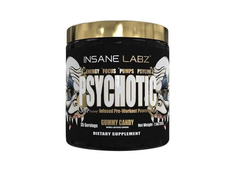 Psychotic Gold Pré Treino Insane Labz Importado E U A