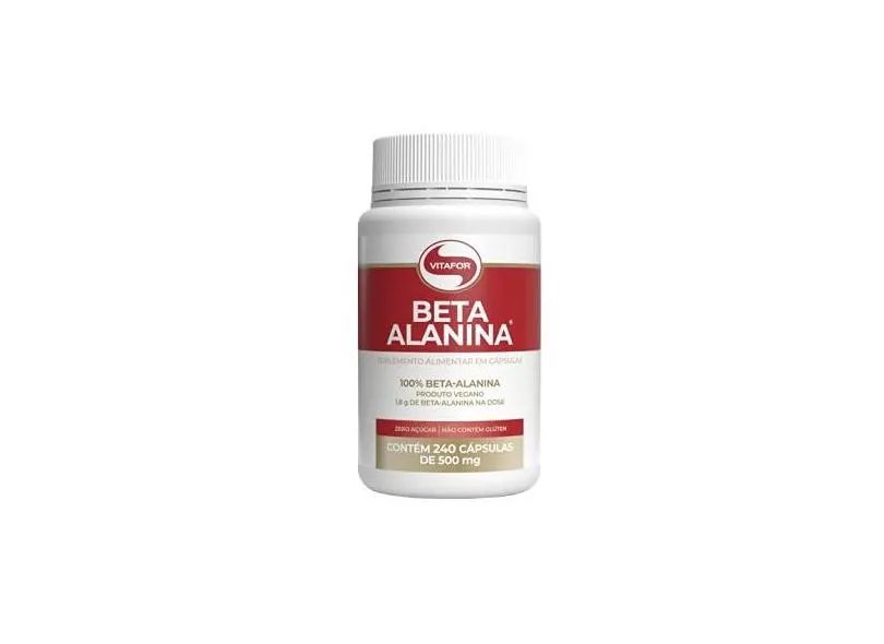 Beta Alanina - 240 Cápsulas - Vitafor, Vitafor