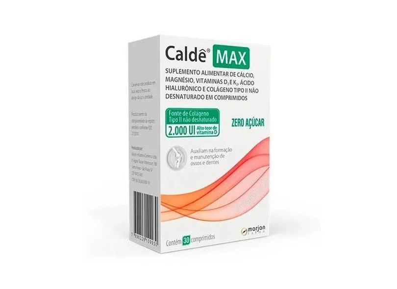 Calde Max Suplemento Alimentar 30Cpr - Marjan