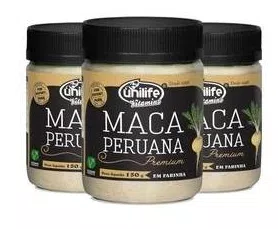 Kit 3 Maca Peruana Premium Em Pó 150g - Unilife