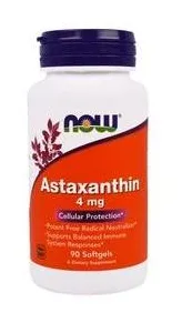 Astaxantina Astaxanthin 4mg Visão Olhos (90 Sgels) Now Foods