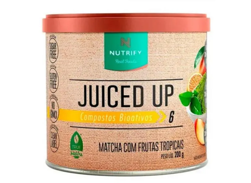 Juiced Up Matcha Frutas Tropicais 200G - Nutrify