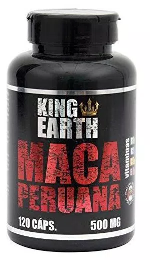 Maca Peruana 120 Cápsulas 500mg - King Earth