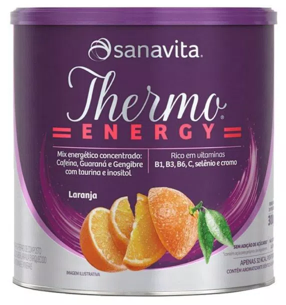 Thermo Energy Termogênico - Sanavita - 300g Laranja