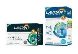 Kit Lavitan Homem Vitaminas A-z Original + Lavitan Cabelos E Barba