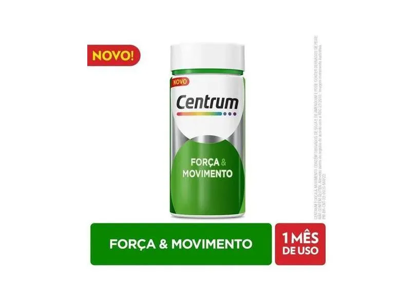 Centrum Força & Movimento Com 30 Cápsulas