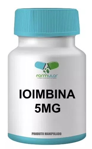 Ioimbina 5mg 60 Capsulas Aumento De Força