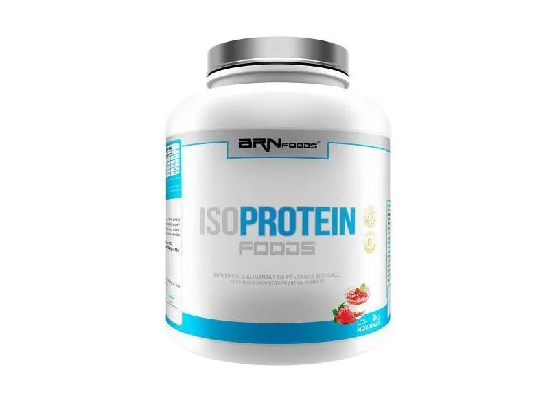 Whey Protein Isolado Iso Protein Foods Pote 2Kg- Suplemento Em Pó Para