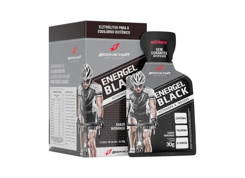 Energel Black Body Action 10 Saches de 30g - Frutas s