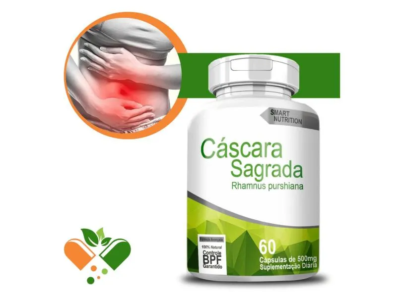 CASCARA SAGRADA 500MG 60 CáPSULAS 4Elementos 