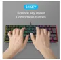 Teclado mini 60% gaming, teclado ultra-compacto RGB Backlit 61 Key, MageGee TS91 Ergonomic Waterproof Mechanical Feeling Office Computer Keyboard para PC, MAC, PS4, Xbox ONE Gamer()