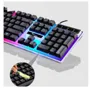 G21 USB com fio mecânico suspenso teclado teclado colorido para jogos com luz de fundo