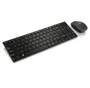 Teclado E Mouse Sem Fio 2.4 Ghz Multi Pre Usb Slim