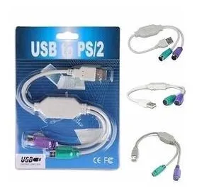 Adaptador USB X Ps2 Teclado E Mouse