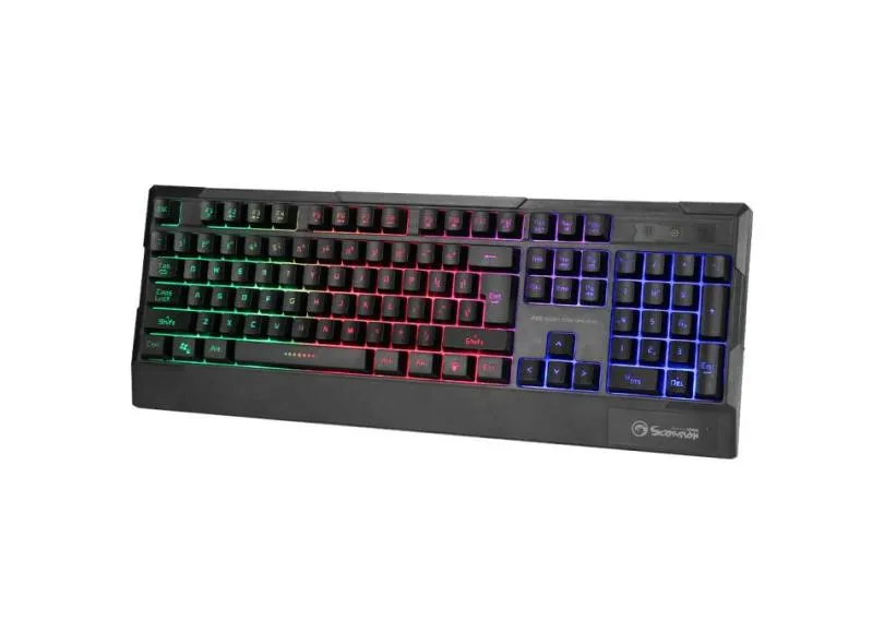 Teclado Gamer Marvo Scorpion K606 Rainbow Led 3 Modos Rgb