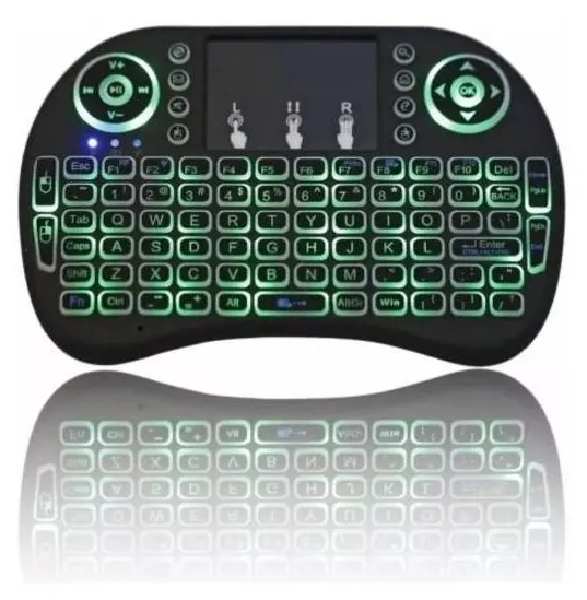 Teclado Controle Sem Fio Para Smart Tv Iluminado