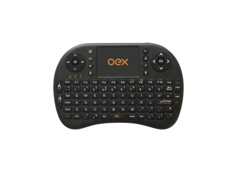 Mini Teclado Sem Fio Para Smart Tv Air Mouse Touch Oex Ck103