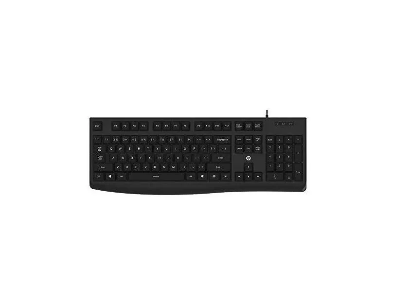 Teclado HP USB K200  - Layout ABNT2 com Ajuste de Altura e Plug & Play - 3CY44PA