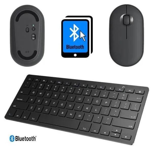 Mouse E Teclado Bluetooth Para Ipad Air 4 10.9' 