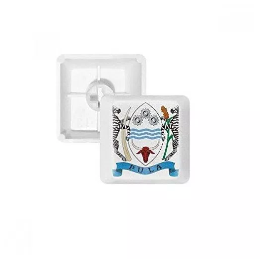 Botswana National Emblem Country Teclado Mecânico PBT Kit de Atualização para Jogos