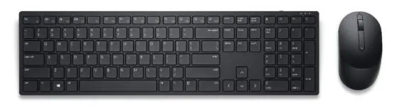 Kit Teclado e Mouse sem fio Dell Pro KM5221W 