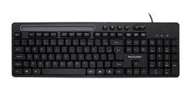 Teclado Multimidia Office USB  com Apoio para Smartphone TC262