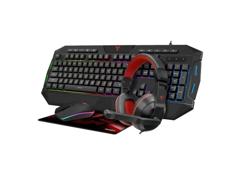 Kit Gamer Profissional Teclado Mouse Fone Pad Targa Km 210