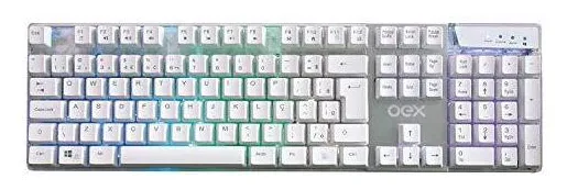 OEX Tc205 Teclado Prismatic USB Com LED, 