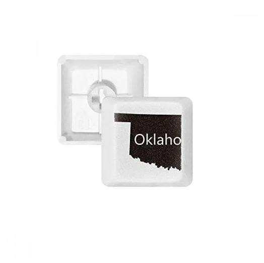 Oklahoma America Kit de atualização de teclado mecânico PBT para mapa dos EUA