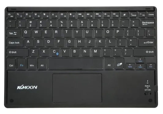 KKmoon 81 teclas do teclado ultra slim Bluetooth com Touch Pad para Android 3.0 Windows xp 7 8 