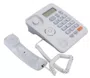 Kx T2022 Telefone cid padrão com fio, telefone fixo com visor lcd com sistema duplo fsk / dtmf, telefone fixo para escritório em hotel em casa