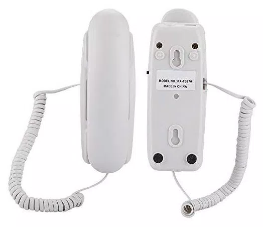 Weiyirot Telefone com fio, telefone doméstico para negócios, parede antiga vintage para casa para hotel ()