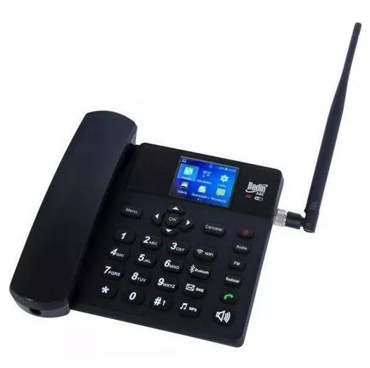 Celular de Mesa com Fio BedinSat BDF-12 Wifi