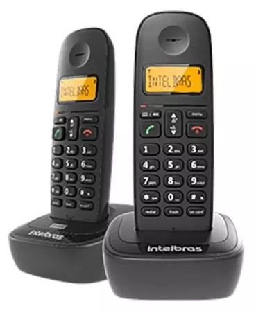 Duas unidades Telefone sem Fio Intelbras TS 2512 